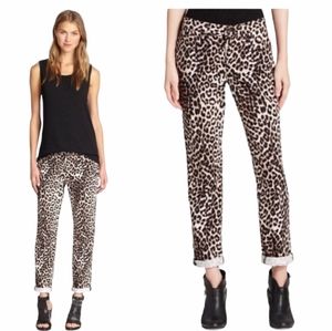 rag & bone Snow Leopard Boyfriend Jeans